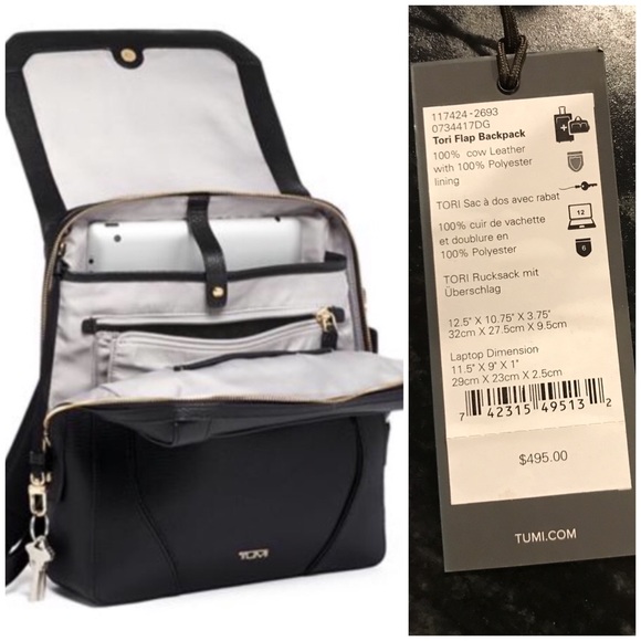 tumi tori flap backpack